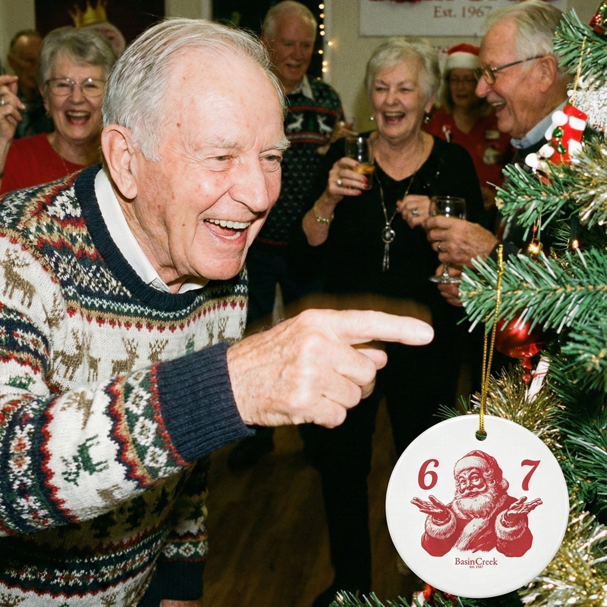 “6–7” Holiday Ornament