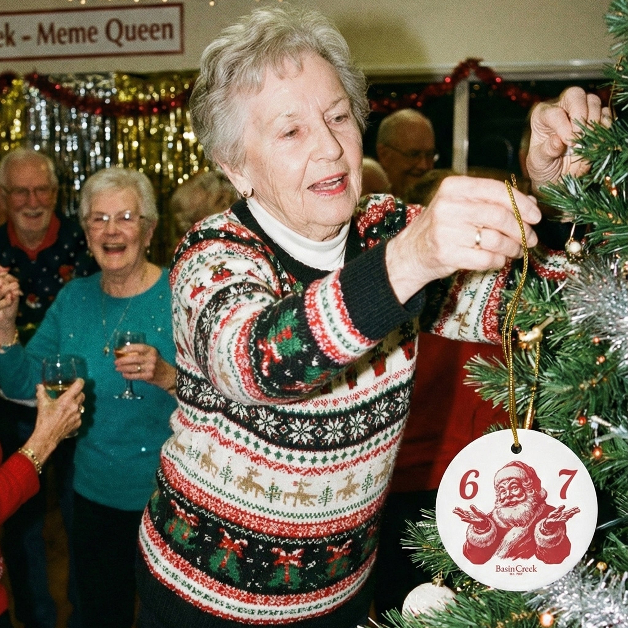 “6–7” Holiday Ornament