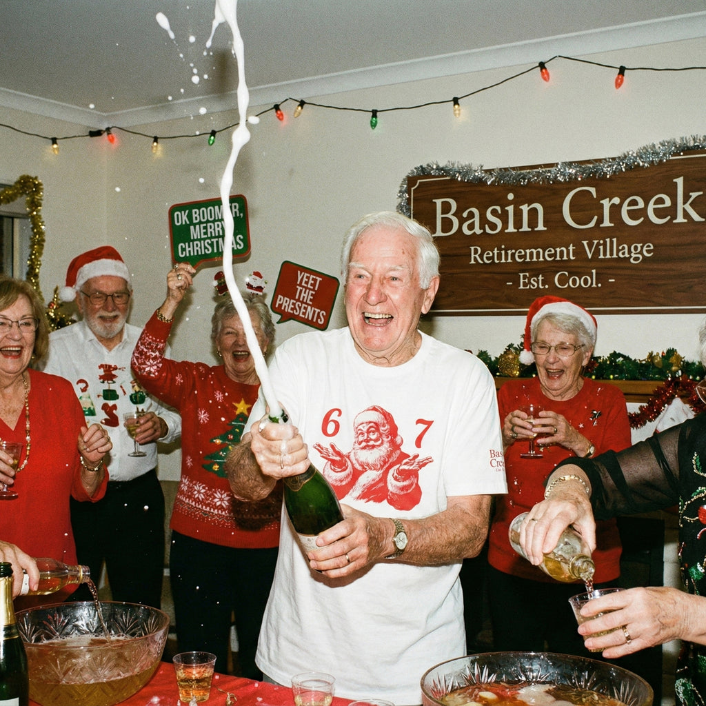 “6–7” Holiday Tee