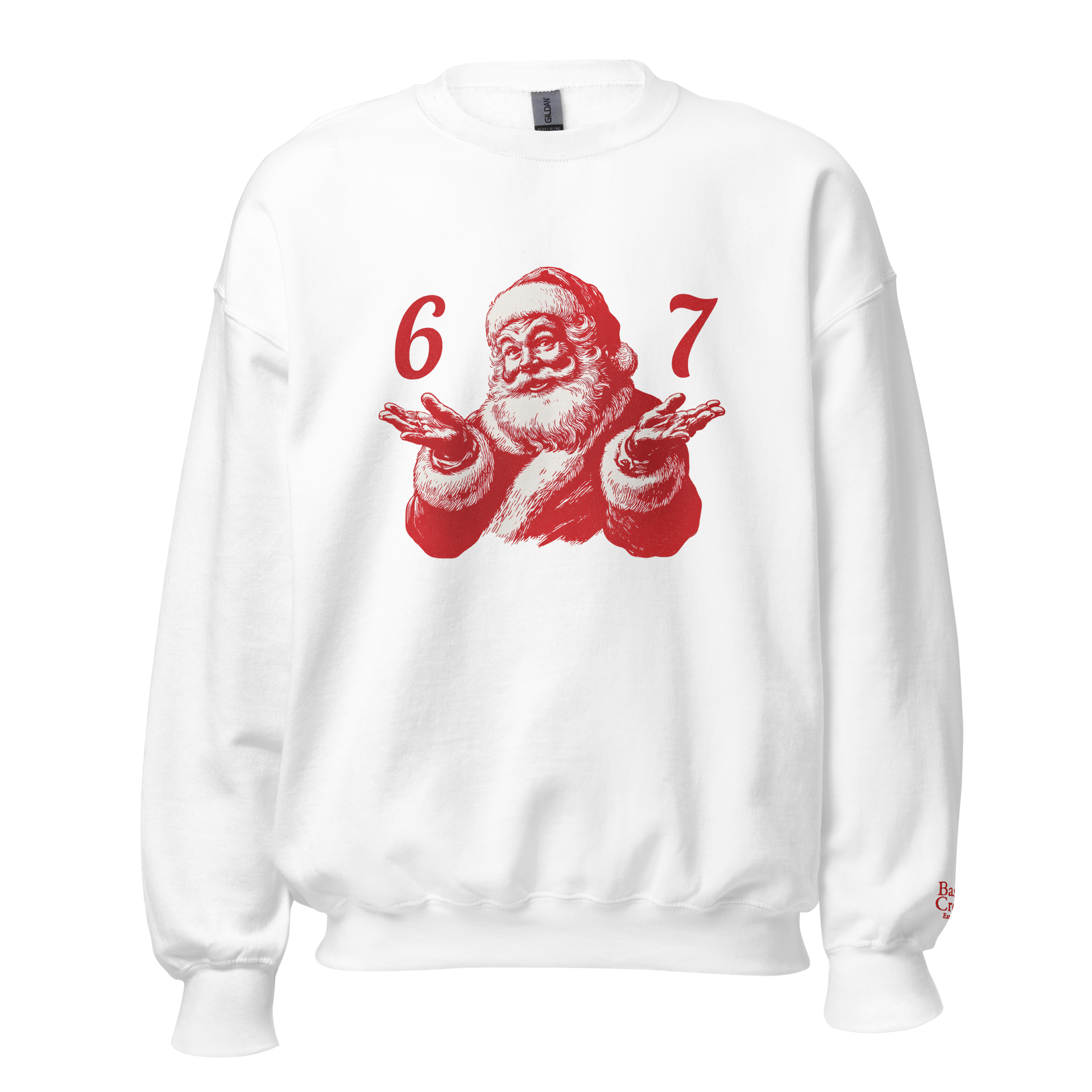 トップス HOLIDAY SUPERRIB PADDEDSHOULDER CREWNECK 6–7” Holiday Crewneck Sweatshirt – Basin Creek Retirement Village